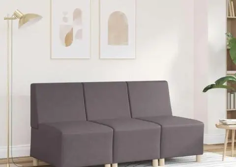 Fotoliu Gri 55 x 74 x 82 cm Piele artificială - 3/5