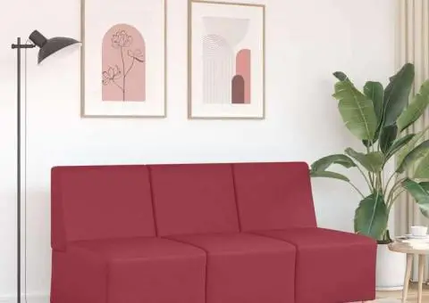 Fotoliu bordo 55 x 74 x 82 cm Piele artificială - 3/5