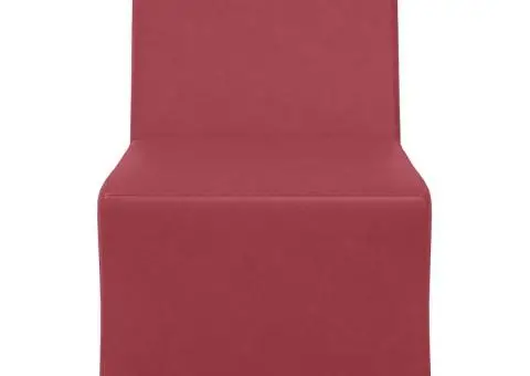 Fotoliu bordo 55 x 74 x 82 cm Piele artificială - 4/5