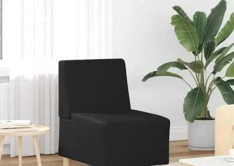 Fotoliu Negru 55 x 74 x 82 cm Piele artificială - 1/5