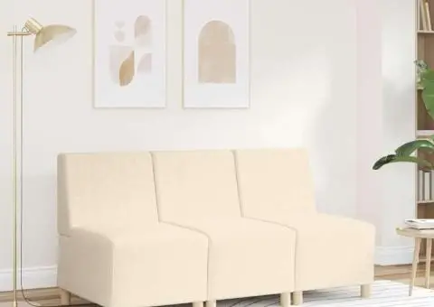 Fotoliu Crem 55 x 74 x 82 cm Țesătură de catifea - 3/5