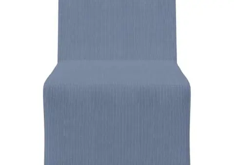 Fotoliu albastru 55 x 74 x 82 cm Țesătură de catifea - 4/5