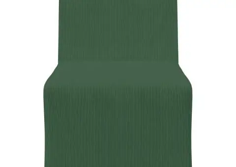 Fotoliu Verde junglă 55 x 74 x 82 cm Țesătură de catifea - 4/5