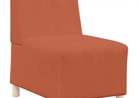 Fotoliu Portocaliu 55 x 74 x 82 cm Țesătură de catifea - 2/5