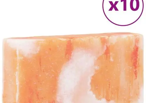 Pietre de sare, 10 buc., roz, 20x10x5 cm, 11,5 kg - 3/5