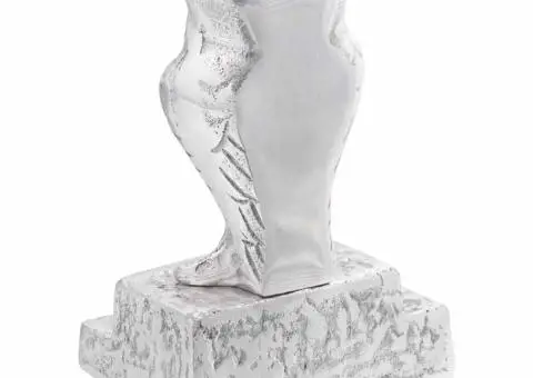 Suporturi cărți 2 buc., argintiu, 12x9x19 cm, aluminiu, bufniță - 2/5