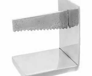 vidaXL Suporturi cărți 2 buc. argintiu 11x14x17,5cm aluminiu ferăstrău