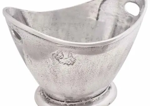 Vas de gheață, argintiu, 36x25x26 cm, aluminiu - 2/5