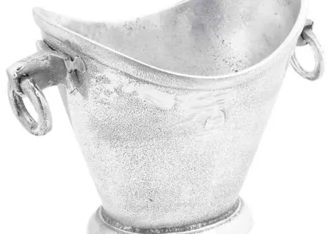 Vas de gheață, argintiu, 29x16x19 cm, aluminiu - 2/5