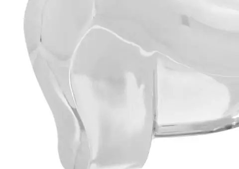 Sculptură taur, argintiu, 37x44x17 cm, aluminiu - 5/5