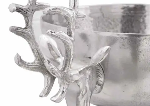 Cupă, argintiu, 62x35x33 cm, aluminiu - 3/5