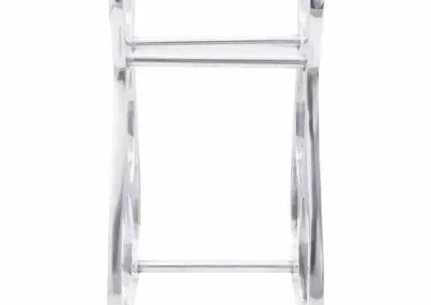 Suport de vinuri, argintiu, 23x14x28 cm, aluminiu - 3/5