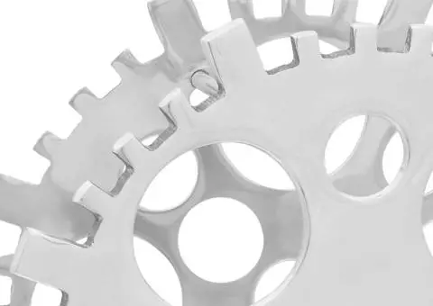 Suport de vinuri, argintiu, 39x14x39 cm, aluminiu - 4/5