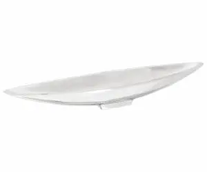 vidaXL Coș de fructe, argintiu, 53x10x9 cm, aluminiu