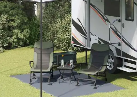 Accesoriu Cort Albastru-Gri Poliester 200 x 300 cm - 1/5