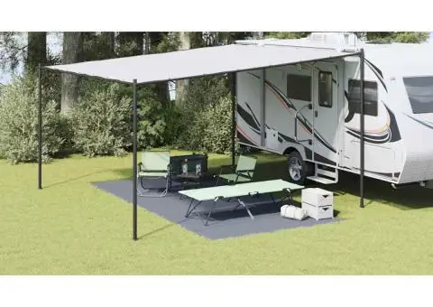 Accesoriu Cort Gri-Albastru Polietilenă 250 x 500 cm Pliabil - 1/5