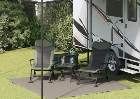 Accesoriu pentru Cort Gri deschis Poliester 250 x 250 cm Pliabil - 1/5