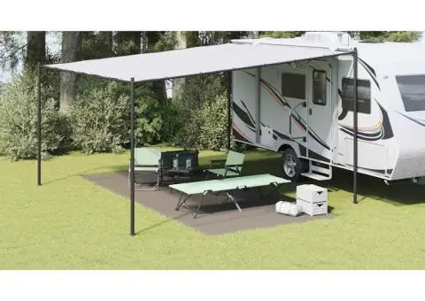 Accesoriu Cort Gri deschis Poliester 250 x 550 cm Greutate redusă - 1/5