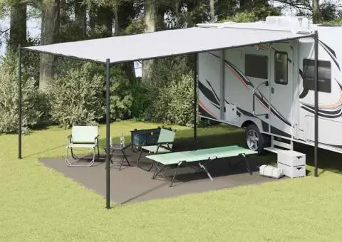 Accesoriu cort Gri deschis Poliester 400 x 400 cm Ușor - 1/5