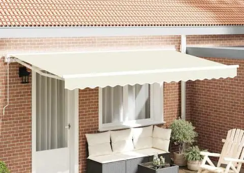 Țesătura de schimb pentru marchiză pentru cadru de 4x2 m Crem - 1/5