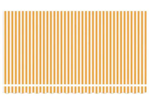 Material pentru Marchiză pentru Cadru de 4x2 m Galben și Alb - 5/5