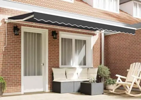 Material de Înlocuire pentru Marchiză pentru Cadru de 4x2 m Antracit - 3/5