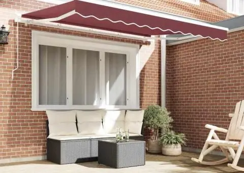 Material de Înlocuire pentru Marchiză pentru Cadru 2.5x2 m Bordo - 3/5