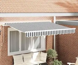 vidaXL Fabrică de marchiză pentru cadru de 3.5x2 m antracit și alb