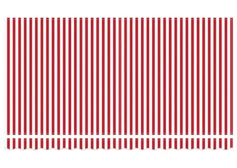 Material de înlocuire pentru marchiză pentru cadru de 4x2 m Roșu și Alb - 5/5