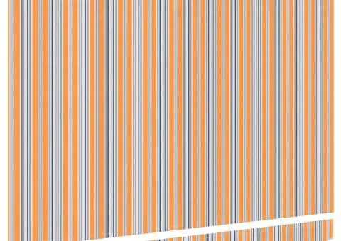 Fabrică de Marchiză de Înlocuire pentru Cadru de 3x2 m cu Dungi Multicolore - 4/5