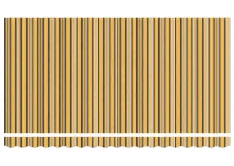 Material de Înlocuire pentru Marchiză pentru cadru de 4x2 m cu design multicolor în dungi - 5/5