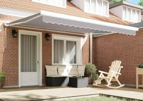 Fabrică de Marchiză pentru cadru de 4x3.5 m Gri Deschis - 3/5