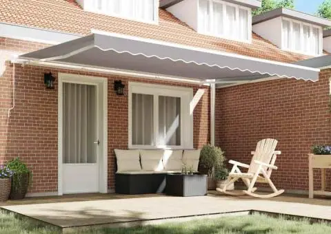 Material de schimb pentru marchiză pentru cadru de 4.5x3.5 m gri deschis - 3/5