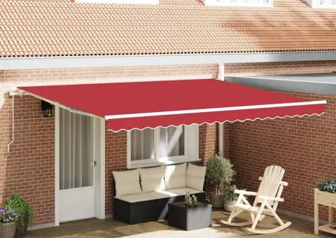 Material de Înlocuire pentru Marciză pentru Cadru de 4.5x3 m Roșu - 1/5