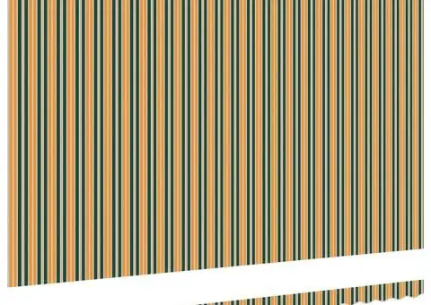 Fabrică de înlocuire a marchizei pentru cadru de 5x3 m, verde și galben - 4/5