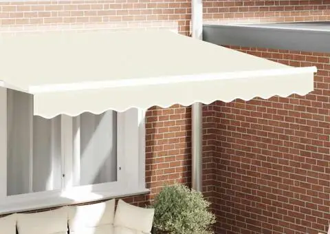 Marchiză Valance pentru cadru de 2,5 m, crem, 2,3 x 0,2 m - 1/5