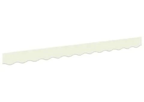 Marchiză Valance pentru cadru de 2,5 m, crem, 2,3 x 0,2 m - 2/5