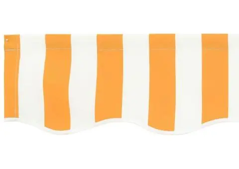 Umbra pentru terasă, 2.5 m, galben și alb, 2.3x0.2 m - 5/5