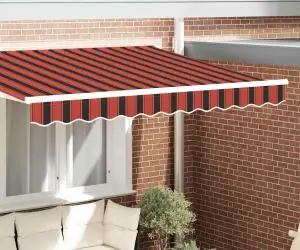 vidaXL Cadru de marchiză cu draperie de 3 m, multicolor 2.8x0.2 m