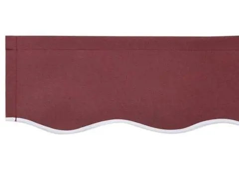 Marchiză de 2.5 m bordou, dimensiuni 2.3x0.2 m - 5/5