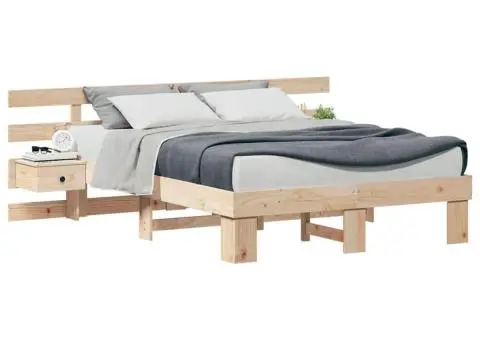 Cadru de pat cu sertar Maro 135 x 190 cm - 3/5