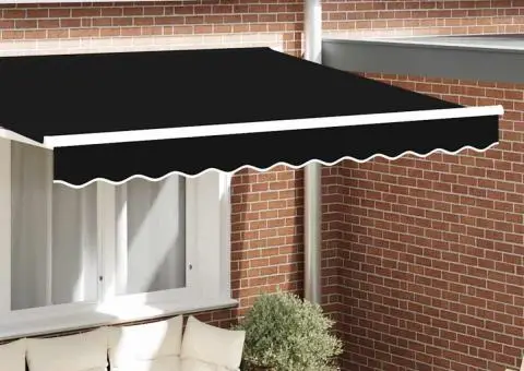 Baldachin Roșu Negru 2.8x0.2 m Poliester - 1/5