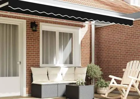 Canopiul pentru cadru de 4 m, Negru, 3.8x0.2 m - 3/5