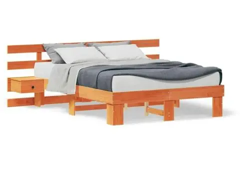 Cadru de pat Maro Standard UK Mic Dublu 4ft Lemn masiv de pin - 4/5