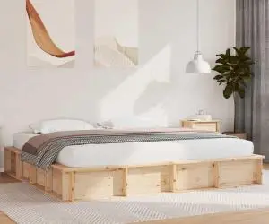 vidaXL Cadru de pat cu depozitare Maro 180 x 200 cm lemn