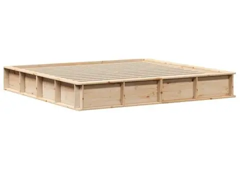 Cadru de pat cu depozitare Maro 180 x 200 cm lemn - 2/5