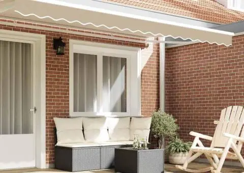 Marchiză Valanță pentru Cadru de 4 m Bej 3.8x0.2 m - 3/5