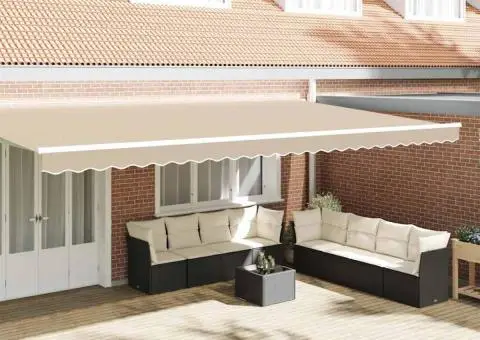 Jaluzea pentru Cadru de 6m Bej, dimensiuni 5,8x0,2m - 1/5