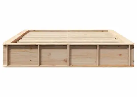 Cadru de pat cu depozitare înălțată - 150 x 200 cm, Pin solid - 5/5