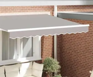 vidaXL Jaluzea de umbre gri deschis pentru cadru de 3 m 2.8x0.2 m